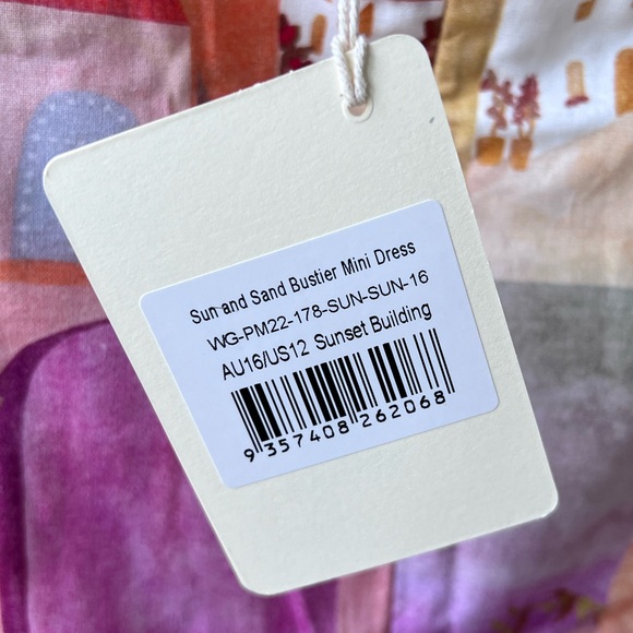 Peppermayo Exclusive - Sun and Sand Bustier Mini Dress - Sunset Building - Picture 6 of 6